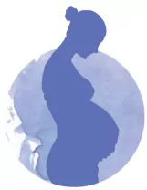 logo femme enceinte